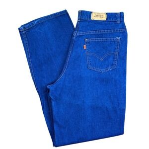 Rare VTG 1970s Levi's Orange Tab Jeans Men's 30x32 Dark USA Workwear Rigid Denim